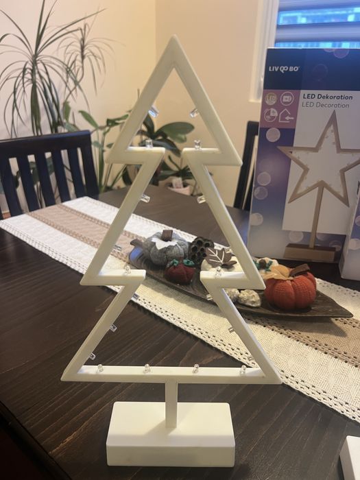 Светлодиодна коледна лед декорация с батерии