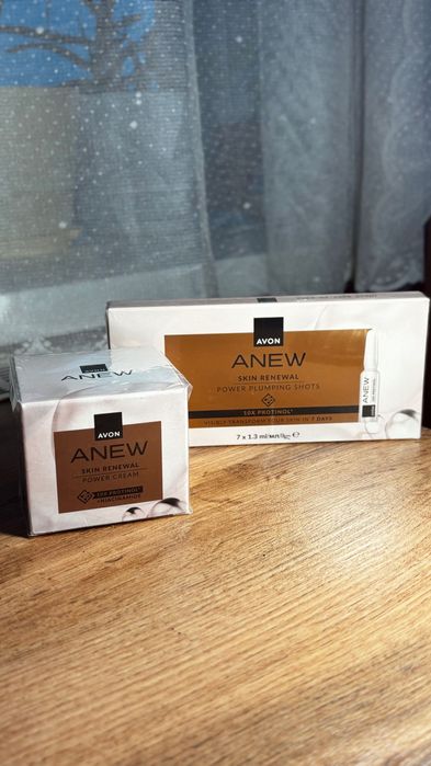 Крем и ампулы Avon Anew