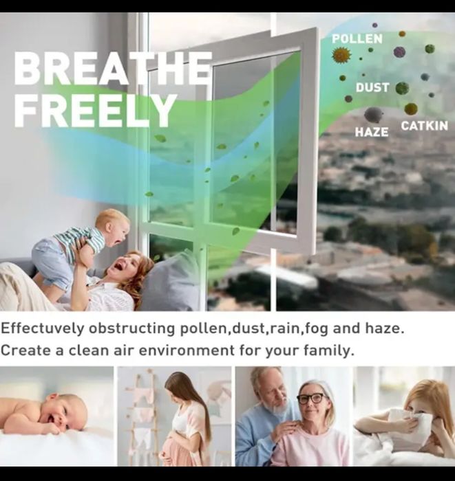 Очиститель воздуха москитная сетка окон nanofiber respilon nanofiltr