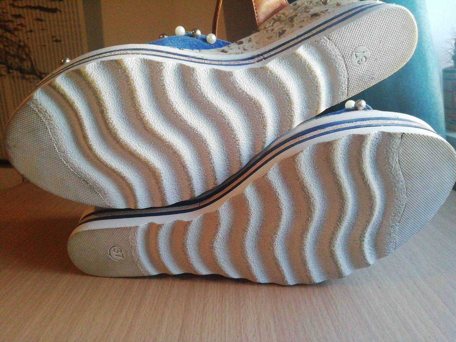 Дънкови дамски сандали