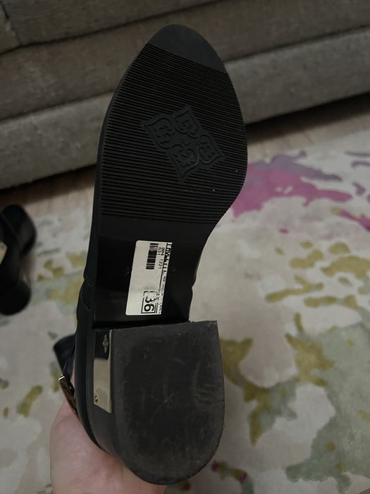 Осенние сапоги кожаные