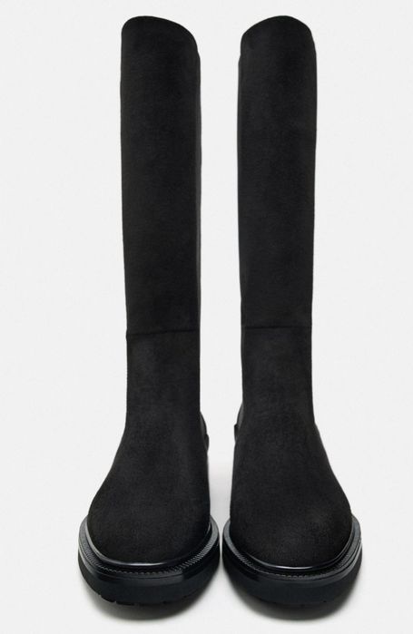 Продавам дамски велурени ботуши на фирмата Зара