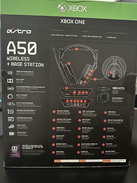 Casti Astro A50 + Base Station Xbox PC