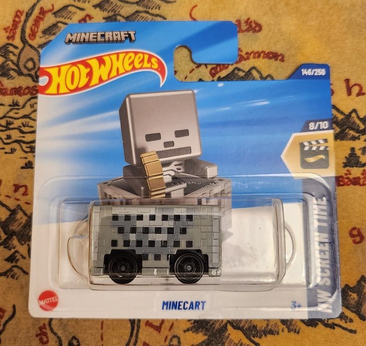 Hot wheels HW minecart minecraft