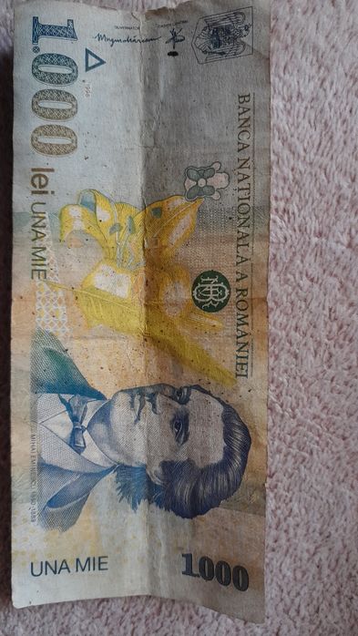 Bacnota 1000 lei Mihai Eminescu