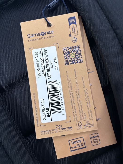 Ghiozdan Samsonite GuardIT 2.0 rucsac laptop 15.6”