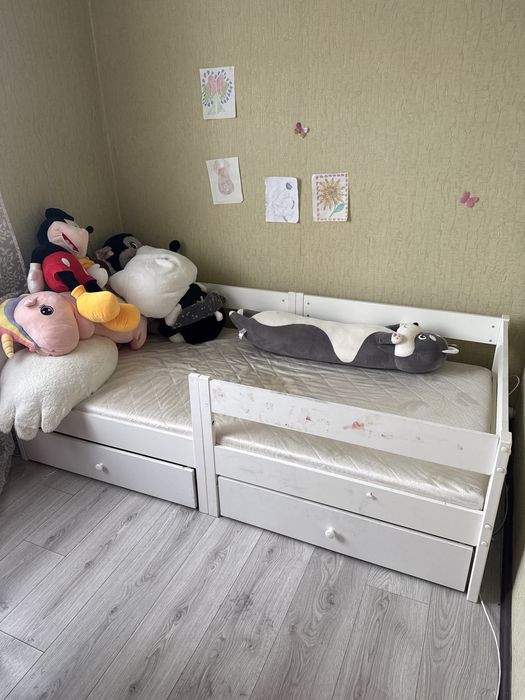 Кровать детская с ящиками