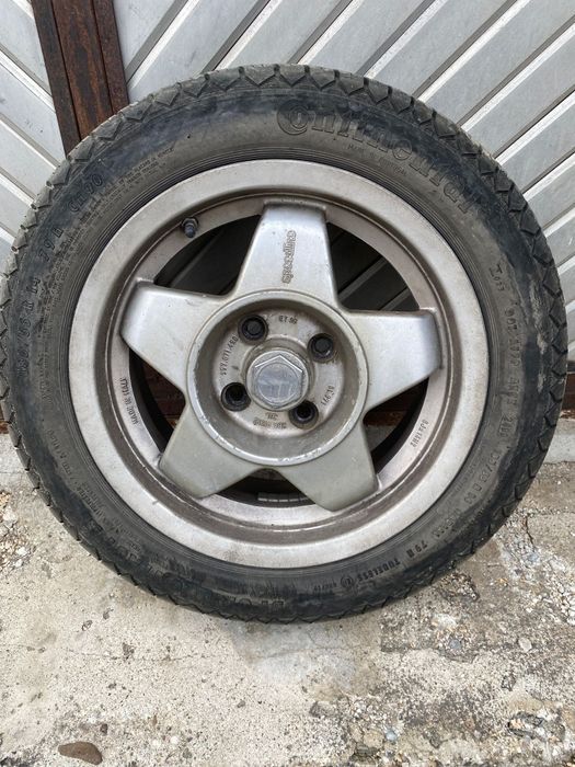 Jante aluminu + anvelope vară Continental 185/55 R14