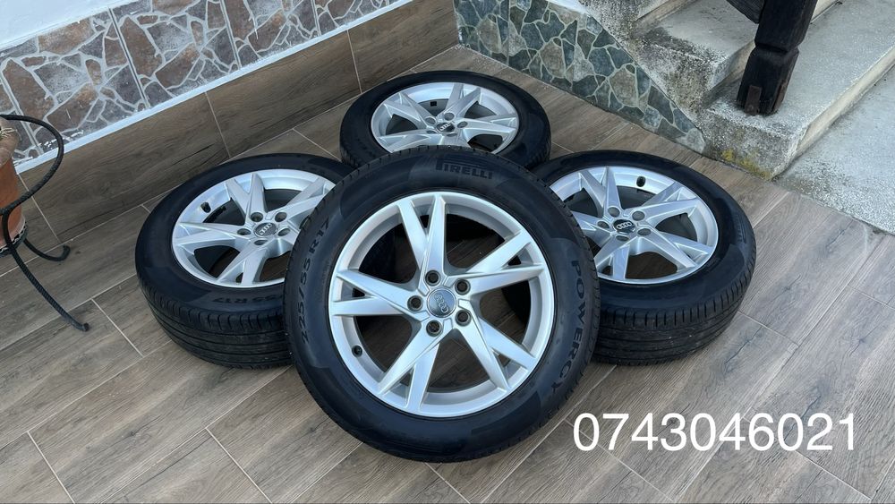Jante Audi R17 Anvelope 2024 vară/Roți Audi A4(B8,B9) A5 A6 Q5 Pirelli