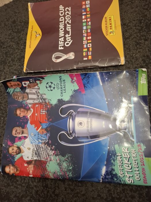 Cărți originale de fotbal+album champions league si album world cup
