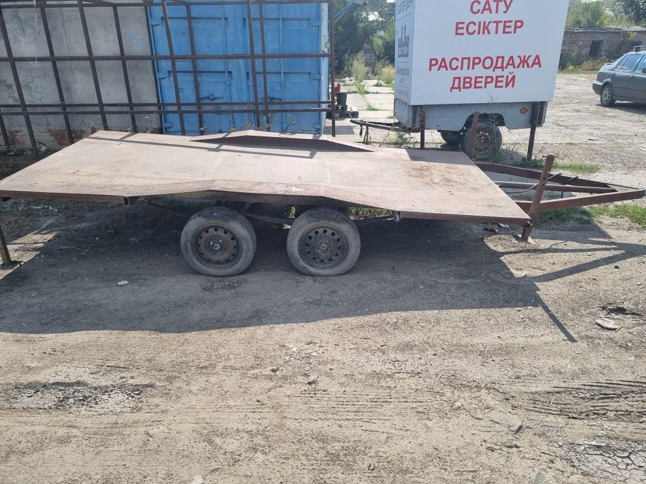 Прицеп лафет с номером и документами