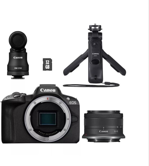 Canon EOS R50 Aparat Canon EOS R50 Aparat Foto Mirrorless Kit
