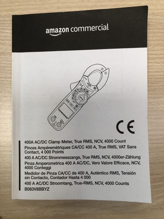Clampmetru amazon AC /DC  80cm510 cleste ampermetric fluke