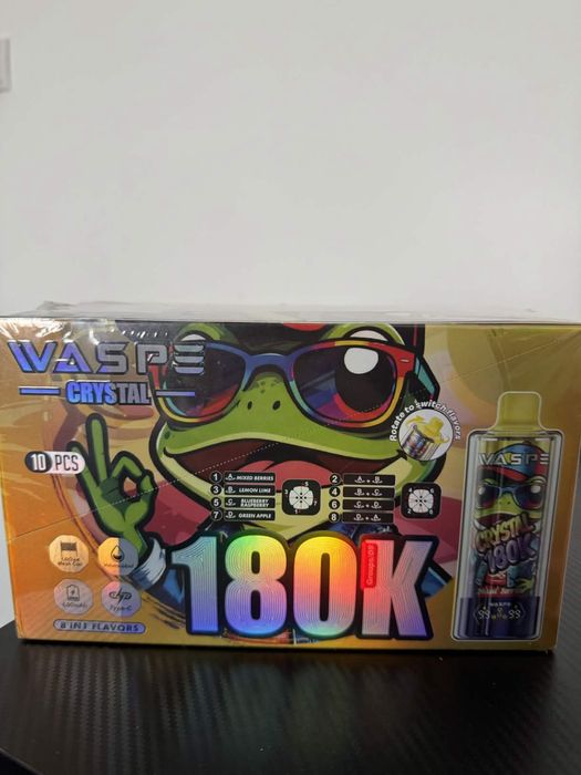Waspe 180k reincarcabil 8 in 1 calitate maxima