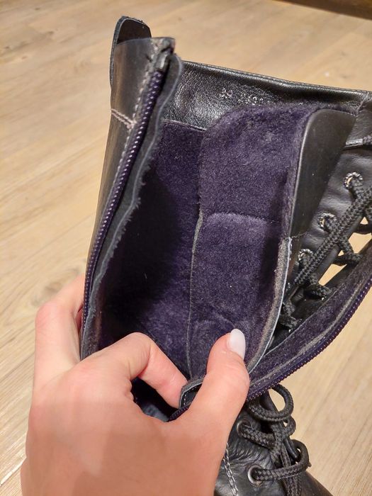 Дамски ботуши, естествена кожа, 39 номер