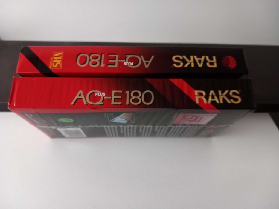 VHS Видеокасети RAKS AQ E180 нови, неразпечатани