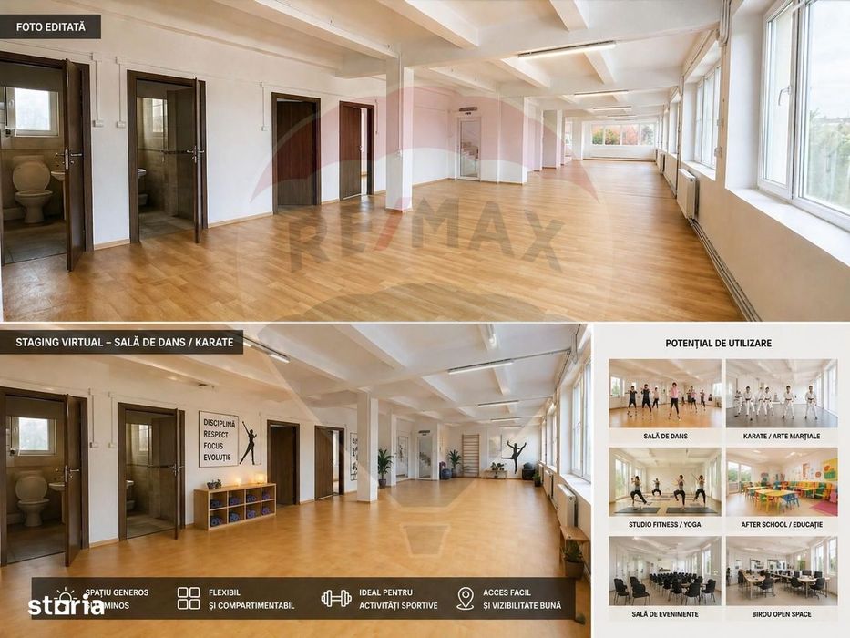 330 mp open-space | ideal fitness / educatie / birouri