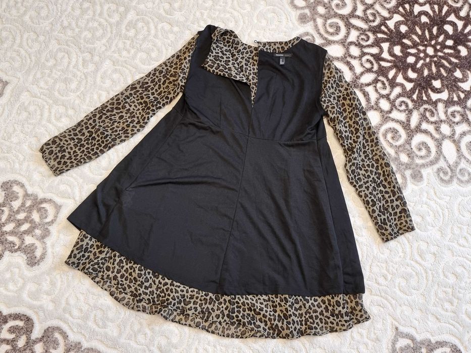 Rochita Mango, rochie animal print marimea M