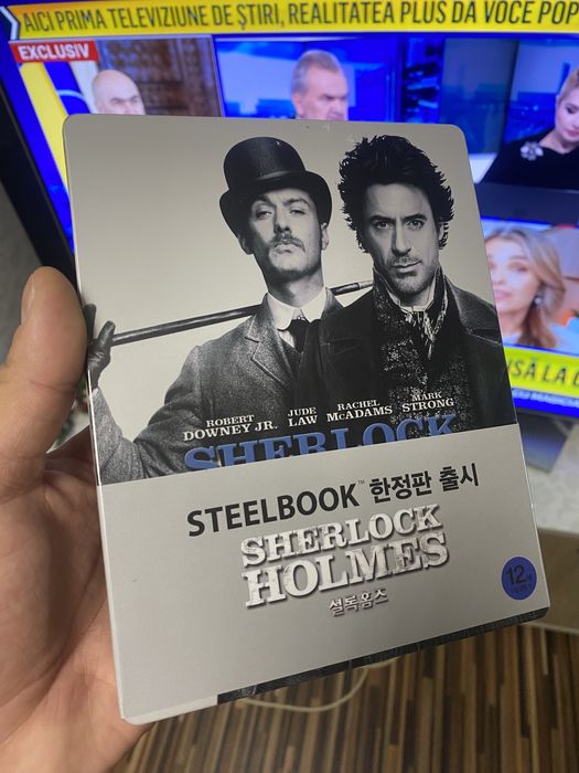Blu ray Sherlock Holmes steelbook