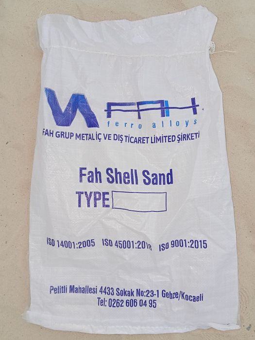 КВАРЦ. Песок для ПЕСКОСТРУЯ. Турция. В мешках по 35кг.