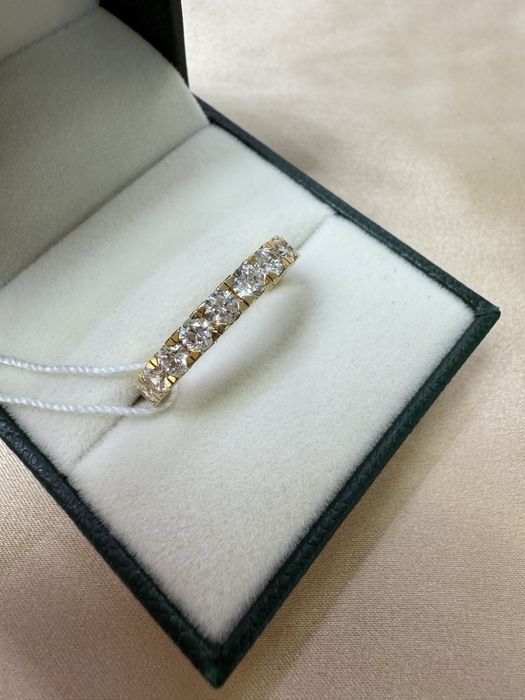 Золотое кольцо с фианитами