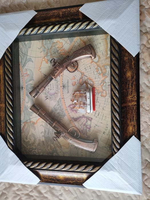 Vând Tablou Panoplie arme 3D