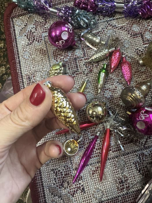 Елочные игрушки СССР в хорошем состоянии