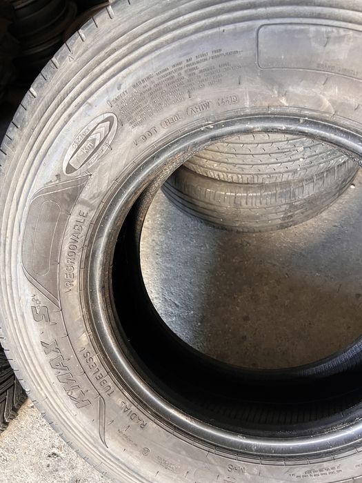 2 anvelope camion 265/70/17.5 , GoodYear , 7.5 mm