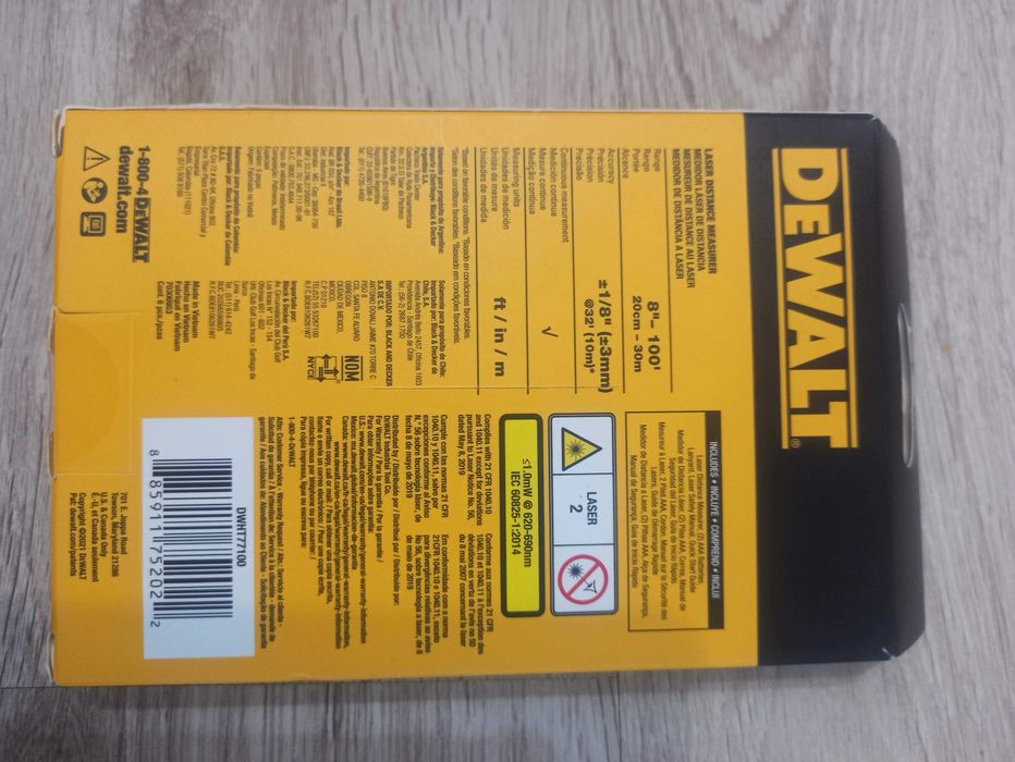 Лазерная рулетка дальномер DeWalt