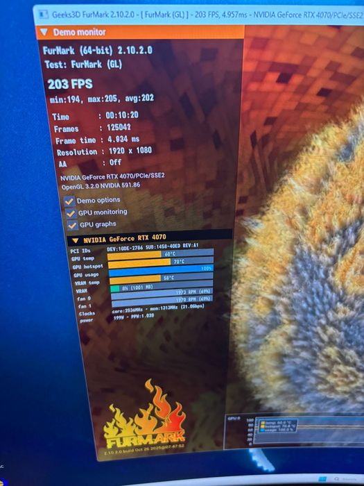 Pc Ryzen 7 9800x3d, RTX 4070, 32GB DDR5, 1Tb Ssd, 1000W Psu