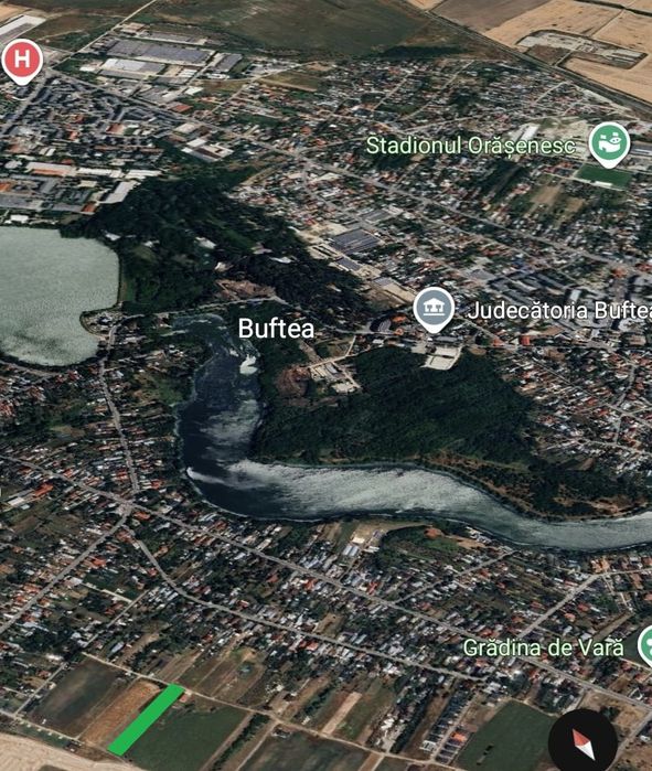Vând teren în Buftea- Flamanzeni 2400mp sau 4800mp
