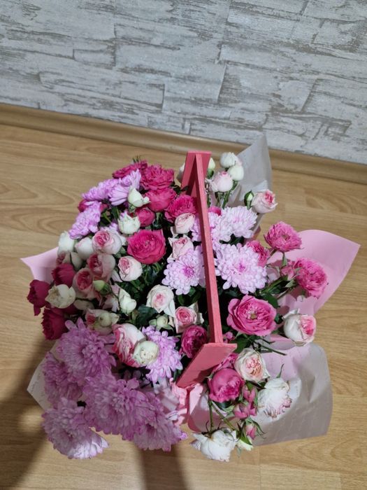 Цветы букеты (с оформлением)