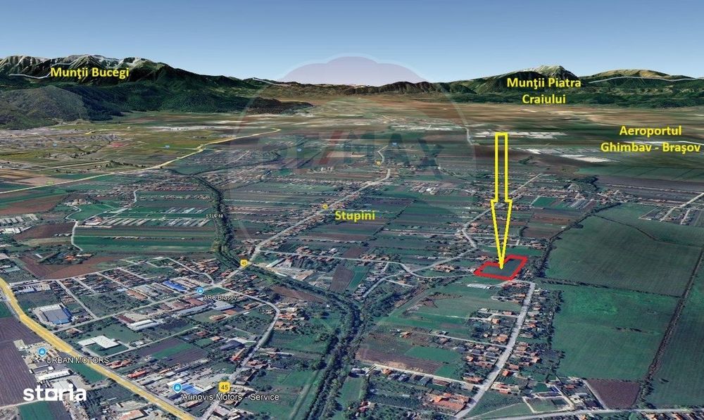 Teren intravilan, 13000 mp, Stupini