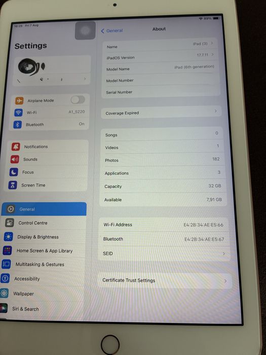 iPad 6th generation
