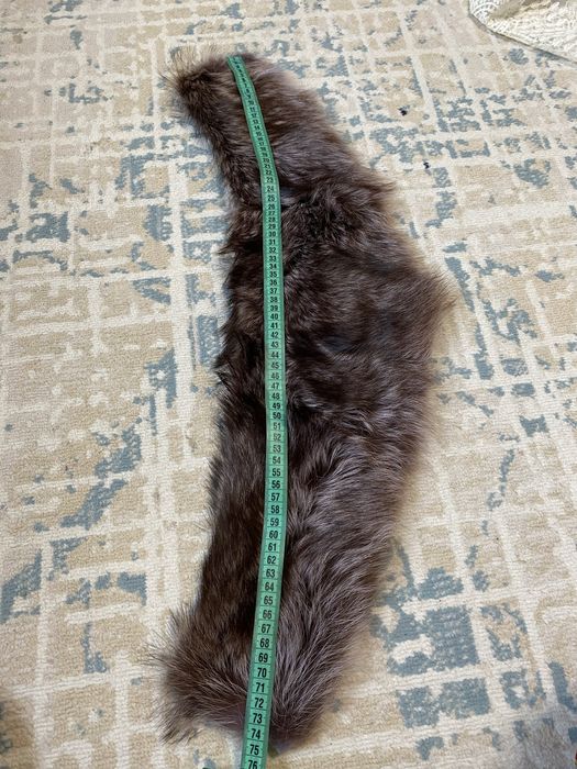 Мех на воротник чернобурка