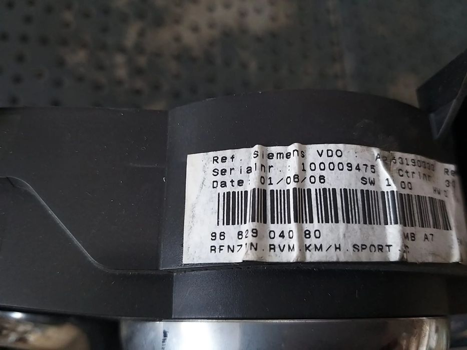 Ceasuri bord benzina peugeot 207 9682904080