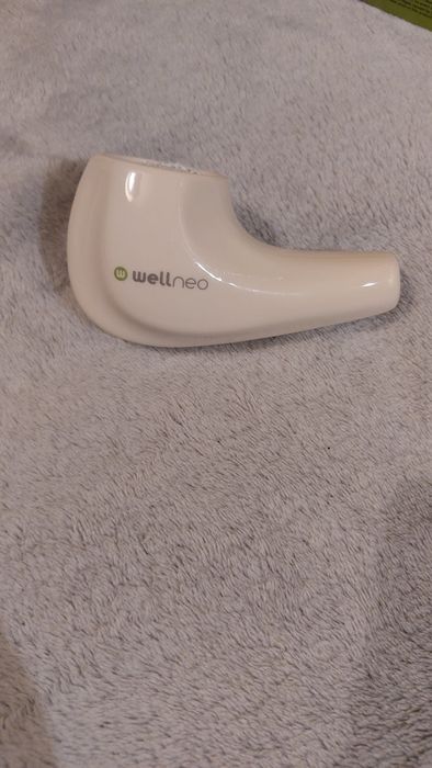 Лула-инхалатор WELLNEO, порцеланова със солни кристали