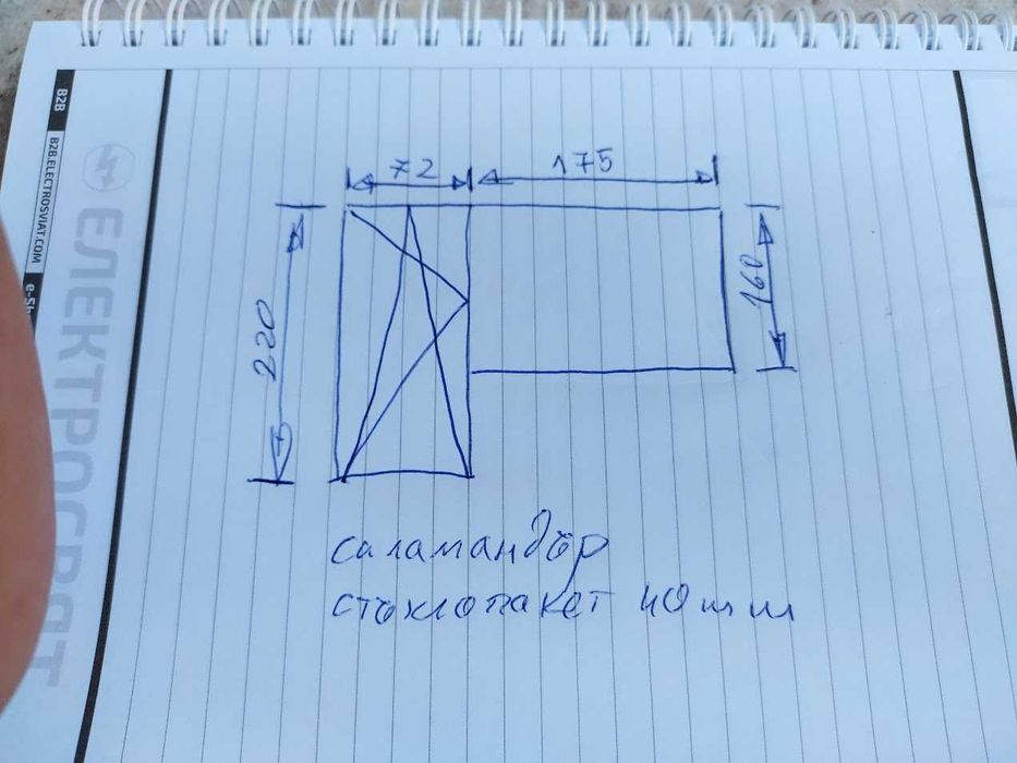 PVC дограма със стъклопакет  и врата за тераса