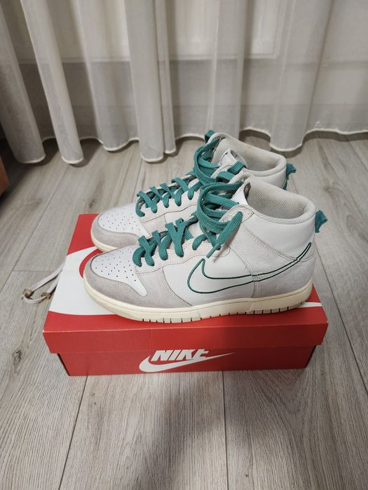 Nike Dunk High SE First Use Light Bone Sail Green măsură 43
