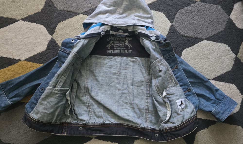 Geaca denim, marimea 98