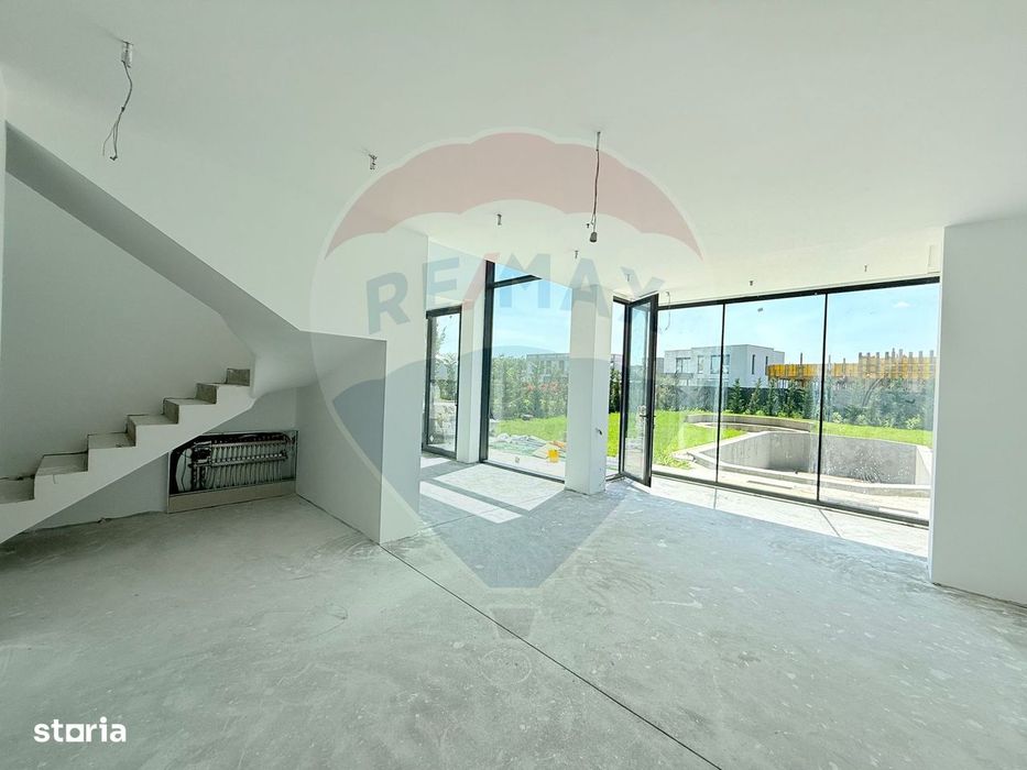 Vilă modernă de vânzare | 5 camere | Dumbrava Vlăsiei | Teren 750 mp