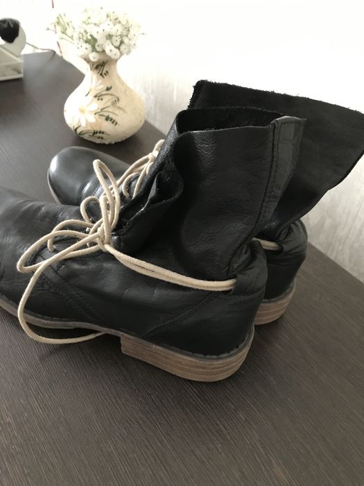 Ботинки демисезонные кожа 39 р.