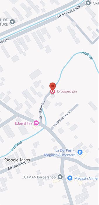 Teren intravilan in mijlocul localitatii Vulcan pe malul raului Holbus