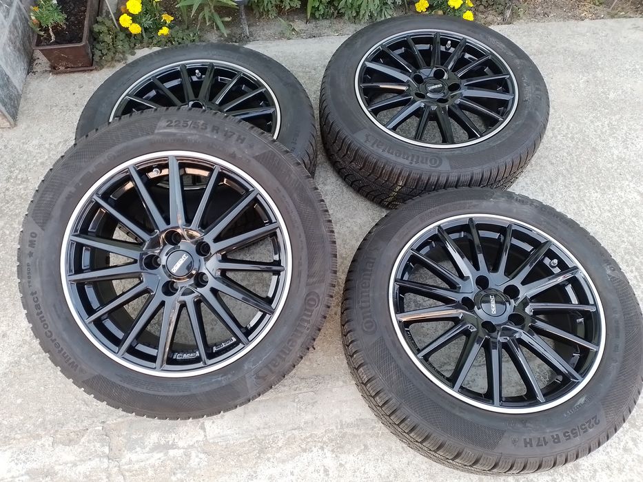 Jante 5×112 r17 et30 anv 225/55/17 m+s Audi A5,A4,A6 vw,Mercedes