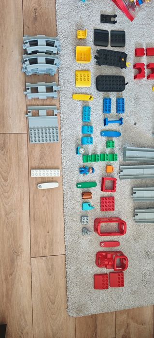 Set tren cu aburi Lego Duplo + 2 seturi de sine