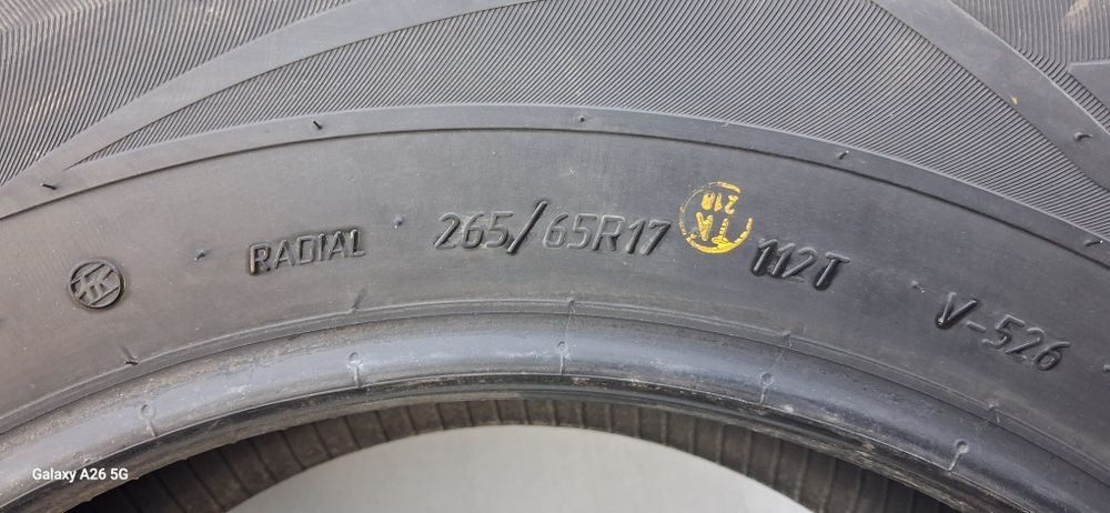 Продам шины 265/65/17