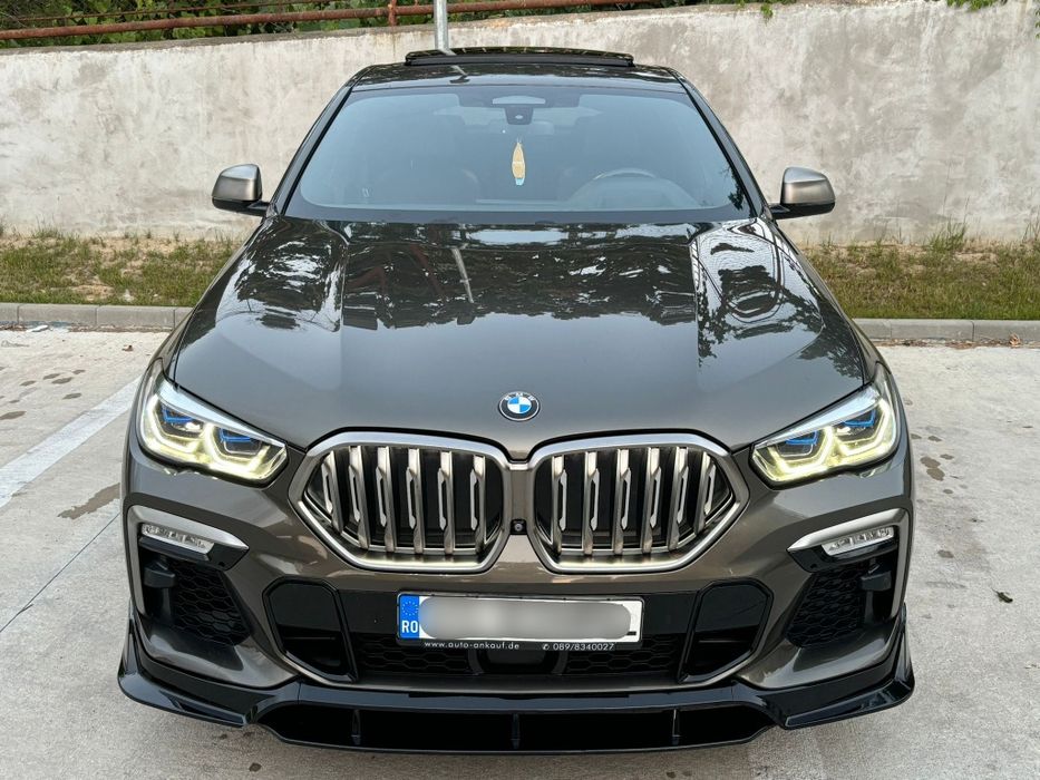 Vând/Schimb BMW X6 M50D 400Hp 160.000 km Fără Daune/Laser/Sky Lounge/Iconic Glow/Masaj/Full Assist/Ventilație/Full