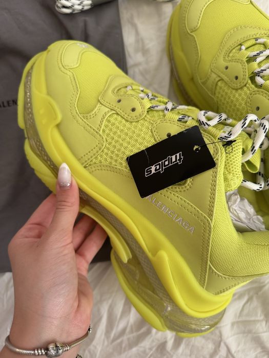 Balenciaga Triple S Neon Yellow