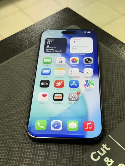 Apple iPhone 16 Pro Max,Black Titanium,256GB *КатоНов*1г Гаранция*