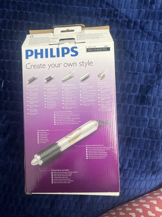 Ondulator/placa/uscator de par Philips nou